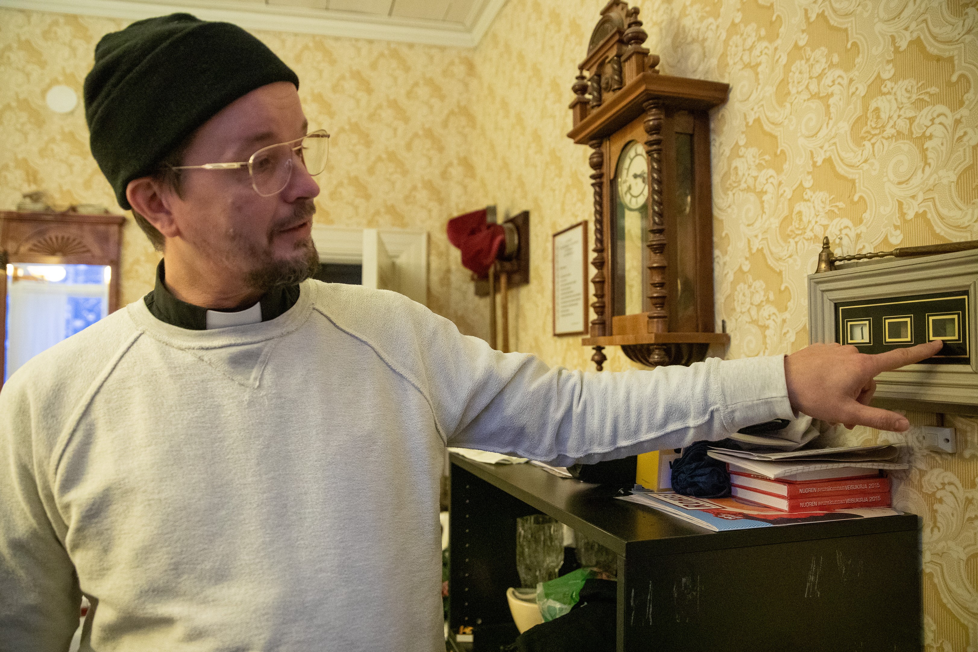 Pastori Olli Viljakainen.