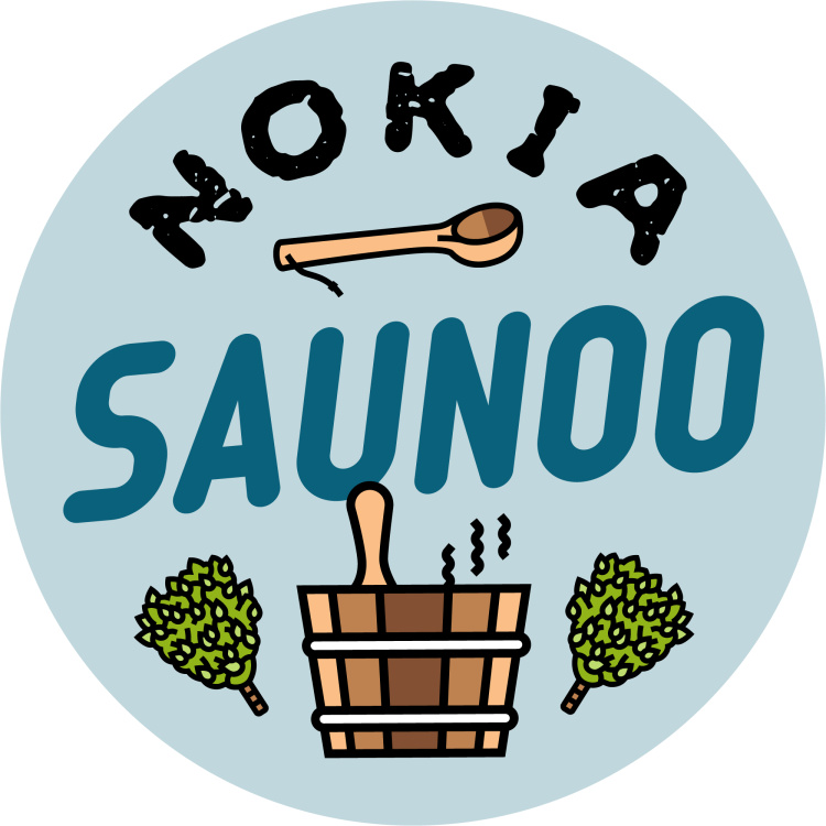 Nokia saunoo Nokia saunoo -tapahtuman logo.