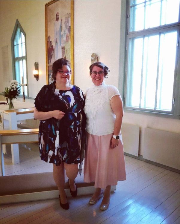 Sari Jokiniitty ja Minna Viinikainen
