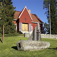Pinsiön kirkko Pinsiön kirkko.